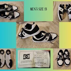 Men's Black/White DC Shoes